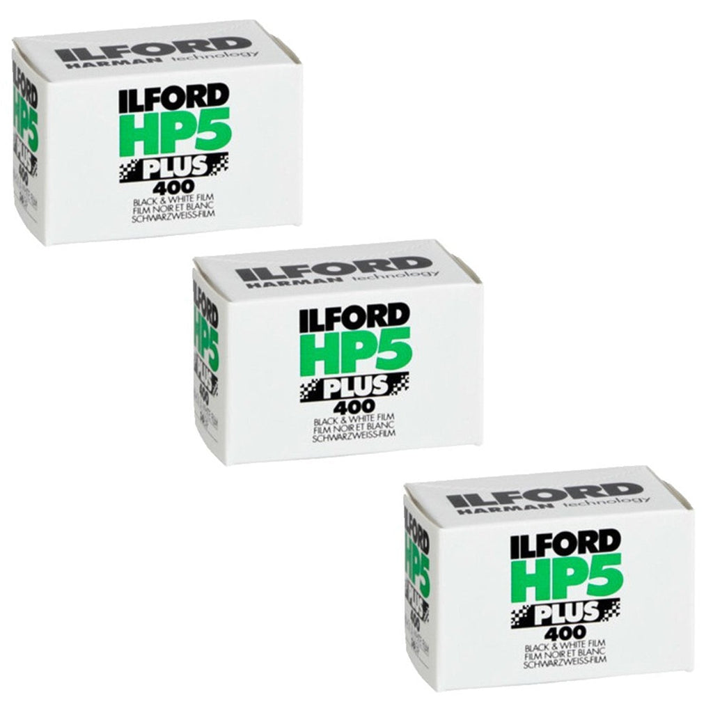Ilford 1574577 HP5 Plus, Black and White Print Film, 35 mm, ISO 400, 36 Exposures (Pack of 3) 3 pack