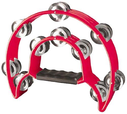 Stagg TAB-1 RD Cutaway Plastic Tambourine with 20 Jingles - Red