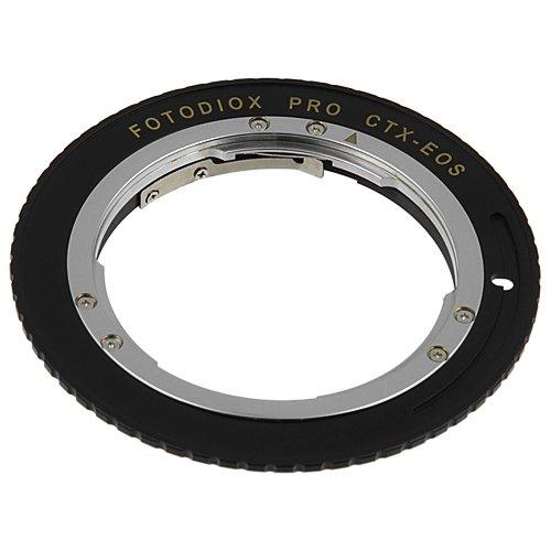 Fotodiox Pro Lens Mount Adapter -- Zeiss Contax/Yashica (c/y) Lens to Canon EOS Camera, for Canon EOS 1D, 1DS, Mark II, III, IV, 1DC, 1DX, D30, D60, 10D, 20D, 20DA, 30D, 40D, 50D, 60D, 60DA, 5D, Mark II, Mark III, 7D, Rebel XT, XTi, XSi, T1, T1i, T2i, ...