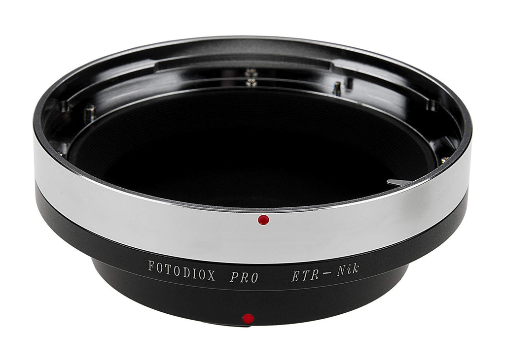 Fotodiox Pro Lens Mount Adapter - Bronica ETR (ETRC, ETRS, ETR-C, ETRSi) Lens to Nikon F-Mount SLR/DSLR Camera Body