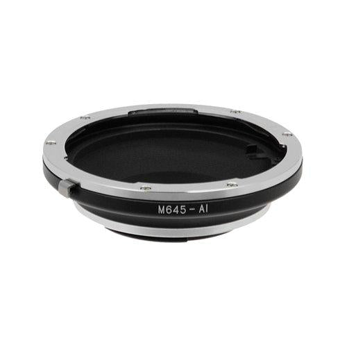 Fotodiox Pro Lens Mount Adapter Compatible Mamiya 645 MF Lenses to Nikon F-Mount Cameras