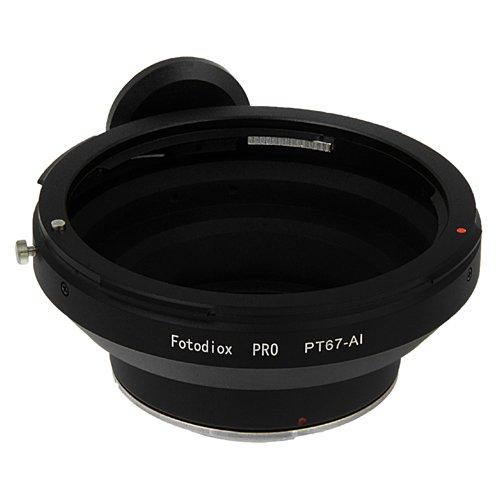 Fotodiox Pro Lens Mount Adapter, Pentax 6x7, 67 Lens to Nikon Camera Mount Adapter, for Nikon D1, D1H, D1X, D2H, D2X, D2Hs, D2Xs, D3, D3X, D3s, D4, D100, D200, D300, D300S, D700, D800, D800E, D40, D50, D60, D70, D70S, D80, D40X, D90, D3000, D3100, D320...