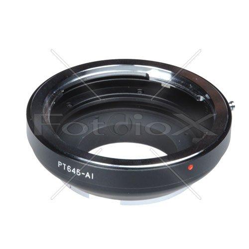 Fotodiox Pro Lens Mount Adapter, Pentax 645 Lens to Nikon Camera Mount Adapter, for Nikon D1, D1H, D1X, D2H, D2X, D2Hs, D2Xs, D3, D3X, D3s, D4, D100, D200, D300, D300S, D700, D800, D800E, D40, D50, D60, D70, D70S, D80, D40X, D90, D3000, D3100, D3200, D...