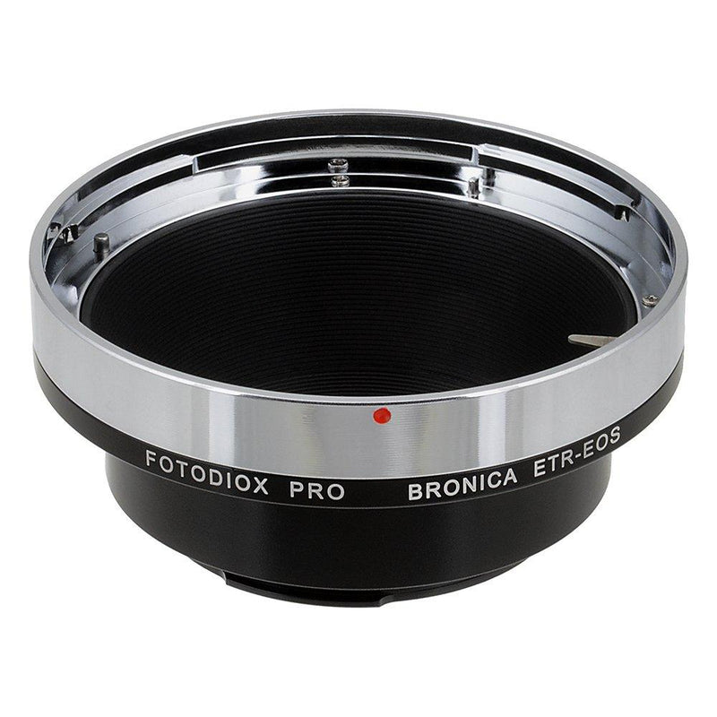 Fotodiox Pro Lens Mount Adapter, Bronica ETR Lens to Canon EOS Camera Mount Adapter, for Canon EOS 1D, 1DS, Mark II, III, IV, 1DC, 1DX, D30, D60, 10D, 20D, 20DA, 30D, 40D, 50D, 60D, 60DA, 5D, Mark II, Mark III, 7D, Rebel XT, XTi, XSi, T1, T1i, T2i, T3,...