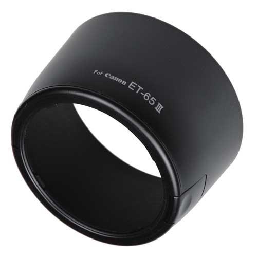 Fotodiox Lens Hood Replacement for ET-65III Compatible with Canon EF 85mm f/1.8 and Other Canon Telephoto Lenses