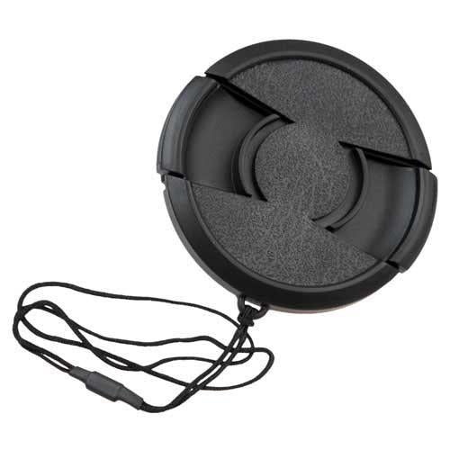 Fotodiox Inner Pinch Lens Cap, Lens Cover with Cap Keeper, 52mm