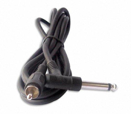 Your Cable Store 6 Foot RCA Male to 1/4" Mono Right Angle Cable