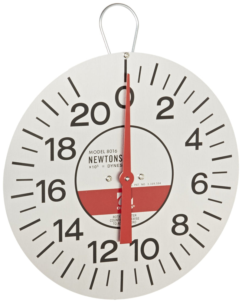 Ohaus 8016-00 Dial-Type Hanging Spring Scale with Demonstration Dial 20N x 1/2N