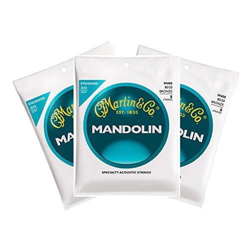 Martin M400 Mandolin Strings - Three Pack