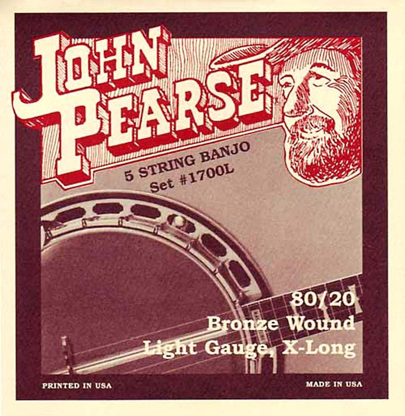 John Pearse 1700L Light Banjo Strings