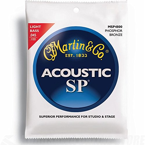 Martin MSP-4800 SP-92/8 Acoustic Bass Strings, Light 1 Pack