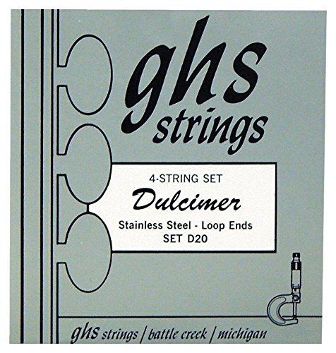 GHS Dulcimer Loopend Stainless Steel Strings 12-20 D20