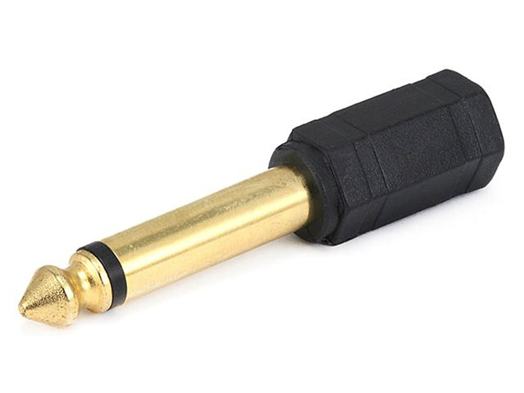 [AUSTRALIA] - Monoprice 107137 6.35mm Mono Plug to 3.5mm Stereo Jack Adaptor, Gold Plated 