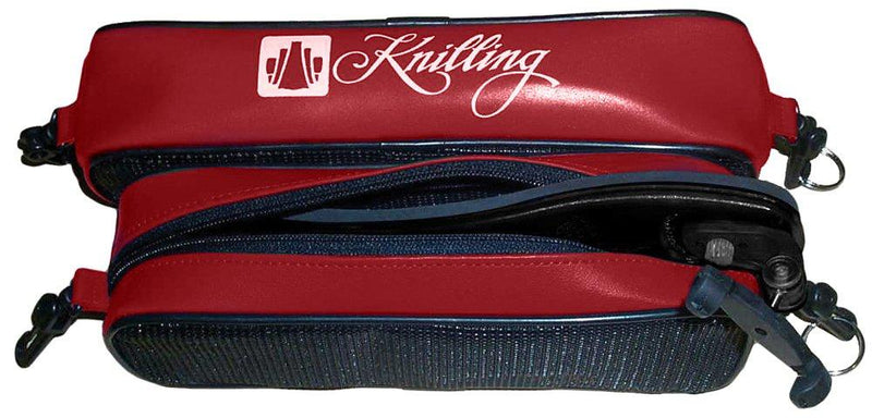 Knilling Deluxe Shoulder Rest Pouch for violin/viola; brick red