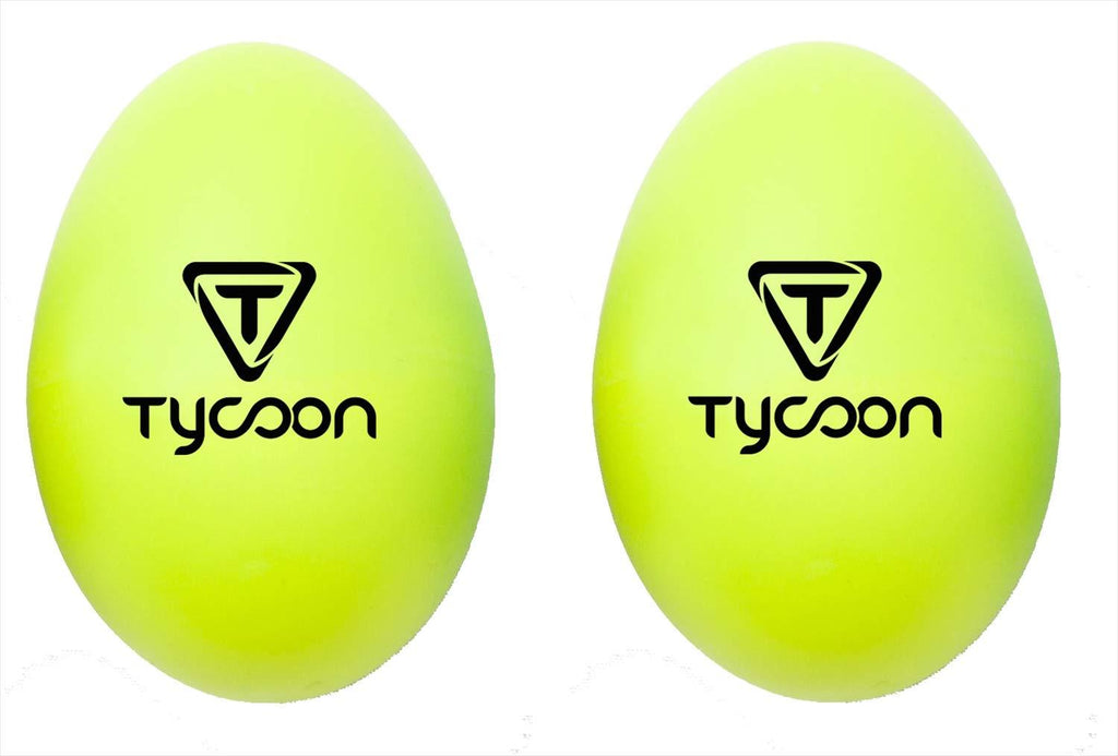 Tycoon Percussion Plastic Egg Shakers - Yellow