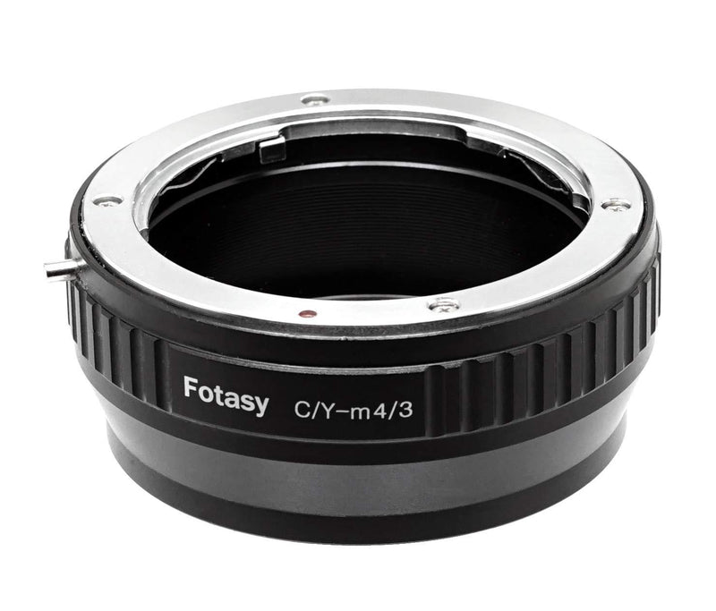 Fotasy Contax/Yashica CY Lens to M43 Adapter, CY to MFT Adapter, fits Olympus E-PL8 E-PL9 E-M1 E-M5 E-M10 I II III E-PM2 E-PM1 Pen-F E-M1X/ Panasonic G7 G9 GF8 GH5 GX7 GX8 GX9 GX85 GX80 G90 G91 Contax C/Y to M43