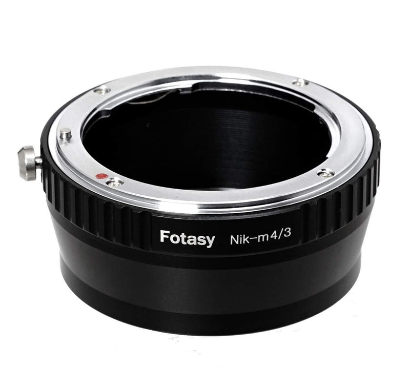 Fotasy Manual Nikon Lens to M43 Adapter, F Mount MFT Converter, fit Olympus E-PL8 E-PL9 E-M1 E-M5 E-M10 I II III E-PM2 E-PM1 Pen-F E-M1X/ Panasonic G7 G9 GF8 GH5 GX7 GX8 GX9 GX85 GX80 GX850 G90 G91