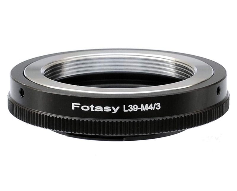 Fotasy Adjustable Leica M39 Lens to M43 Adapter, M39 39mm LTM to MFT, fits Olympus E-PL8 E-PL9 E-M1 E-M5 E-M10 I II III E-PM2 E-PM1 Pen-F E-M1X/ Panasonic G7 G9 GF8 GH5 GX7 GX8 GX9 GX85 GX80 G90 G91