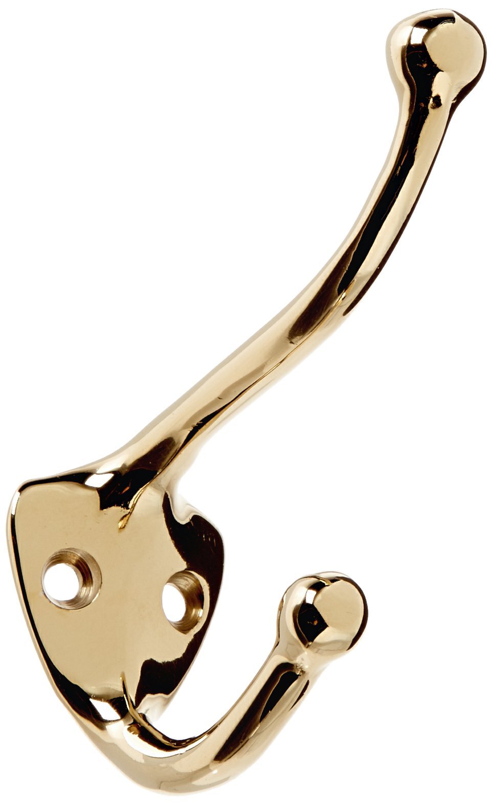 Deltana CAHH3CR003 Solid Brass Coat and Hat Hook Lifetime Polished Brass
