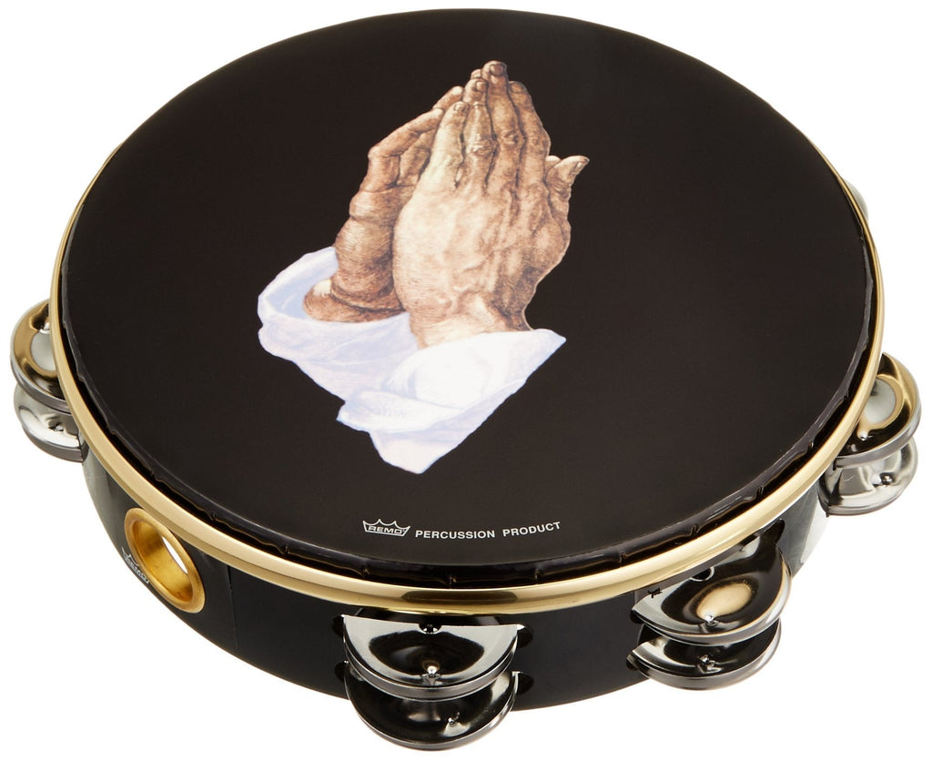 Remo Praise Tambourine - Praying Hand , 8"