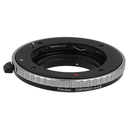 Fotodiox Lens Mount Adapter, Contax G Lens to MFT Micro 4/3 (Four Thirds System) Camera, for Olympus PEN E-PL1, E-PL1s, E-PL2, E-PL3, E-P2, E-P3, E-M, OM-D, E-M5, Panasonic Lumix DMC-G1, G2, G3, G10, GX1, GH1, GH2, GF1, GF2, GF3, GF5, Panasonic AG-AF100