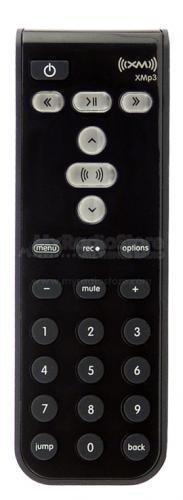 XM Satellite Radio Replacement XMp3 Remote Control -Black-