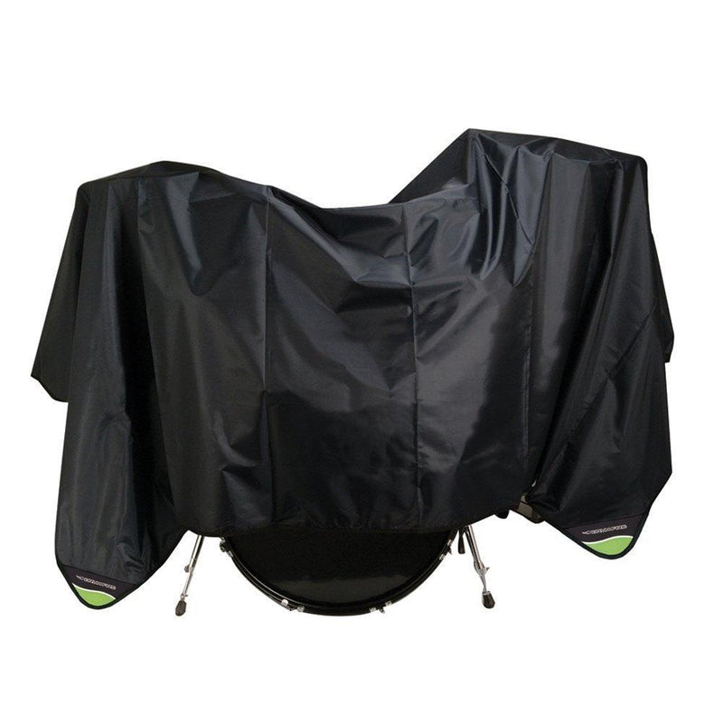 On-Stage DrumFire Drum Set Dust Cover, 80" x 108" Black