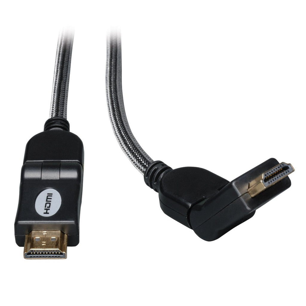 Tripp Lite High Speed HDMI Cable with Swivel Connectors, Ultra HD 4K x 2K, Digital Video with Audio (M/M), 10-ft. (P568-010-SW) 10 ft.