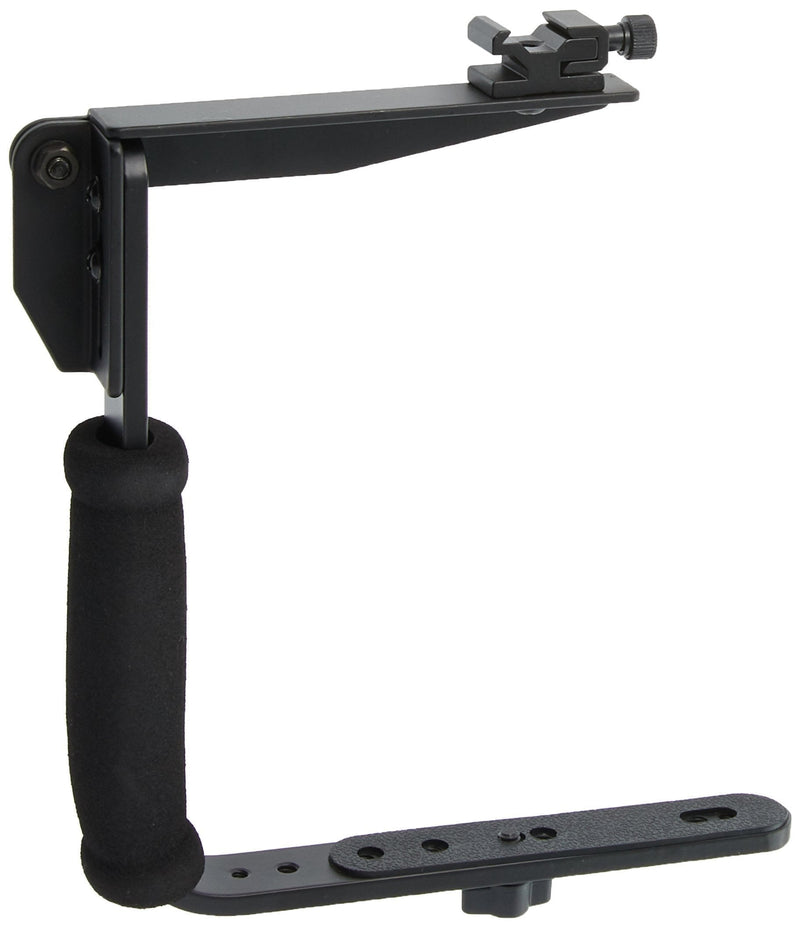 CowboyStudio Quick-Flip Rotating Flash Bracket for Digital SLR Cameras & Speedlight Flashes