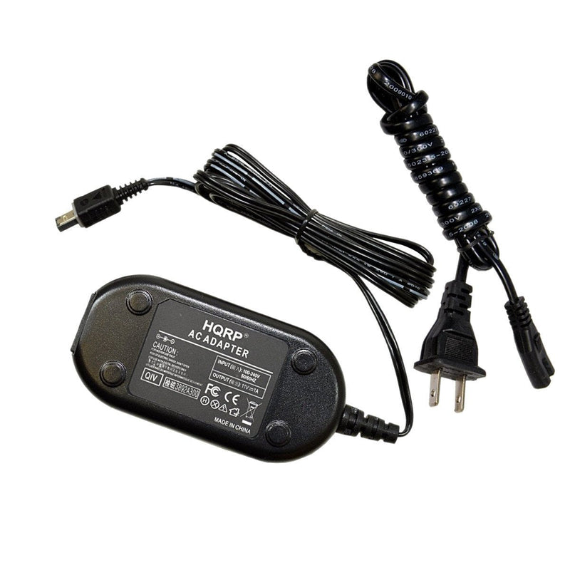 HQRP AC Adapter/Charger Compatible with JVC AP-V14 AP-V15 AP-V16 GZ-MG630A GZ-MG21U GR-D72U GZ-MG27U GR-D93U GR-D371US GR-D375US GR-D395US GR-AX890US GR-D230US GZ-MS100 GR-AXM17U GR-AXM18U Camcorder
