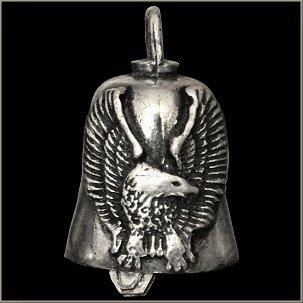 Eagle with Upturned Wings Gremlin Bell - Good Luck Charm