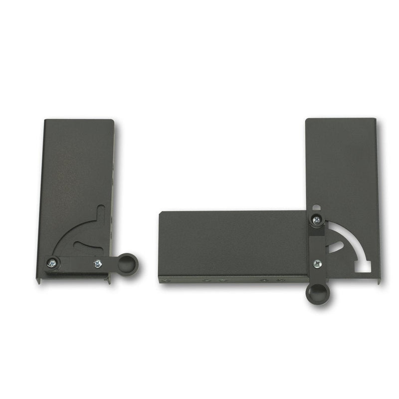 Leviton 49400-FHB FRONT HINGE BRACKET SET 3RU BLACK