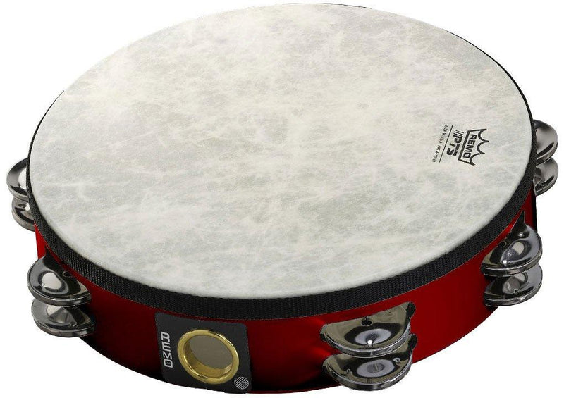 Remo Fiberskyn Tambourine - Quadura Deep Red, 8" 8" Drum Quadura Deep Red