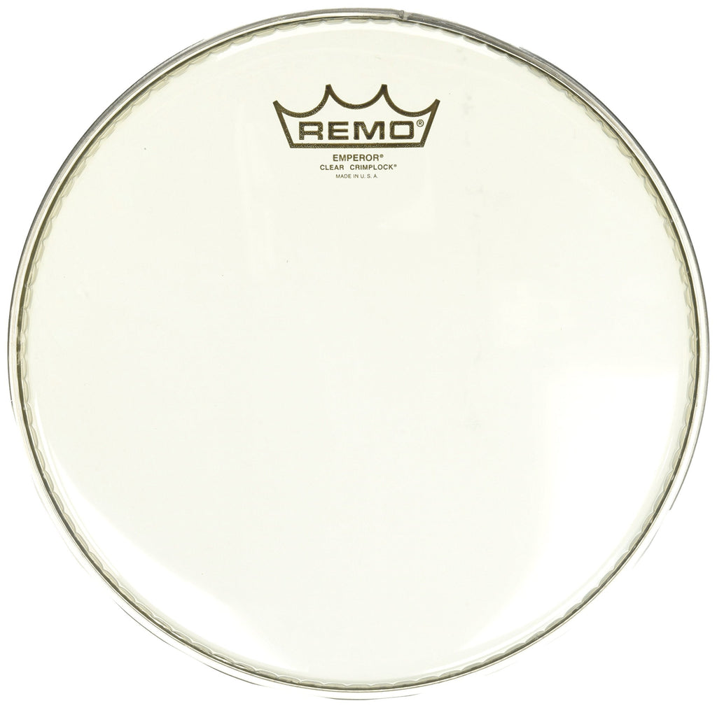 Remo Emperor Clear Crimplock Tenor Drumhead, 10"