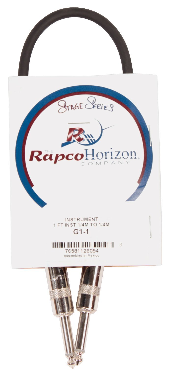 RapcoHorizon G1-1 1 Ft. Players Series Guitar Cable