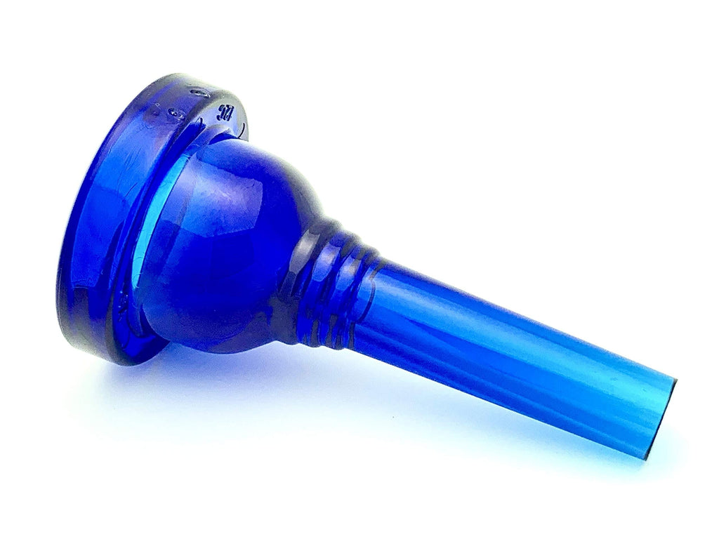 KELLY-12C - Small-shank Trombone/Baritone Lexan-Mouthpiece - Crystal-Blue