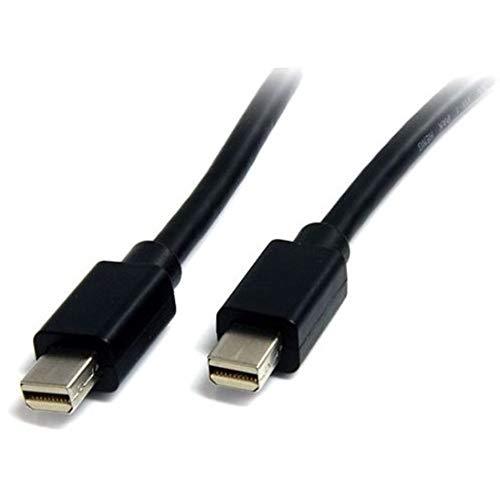 StarTech.com 3 ft Mini DisplayPort 1.2 Cable M/M - Mini DisplayPort 4k with HBR2 support - 3 feet Mini DP to Mini DP 1.2 Cable (MDISPLPORT3) Black 3 ft / 1m