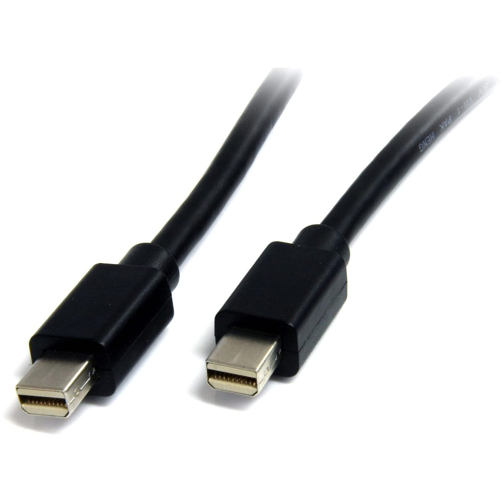 StarTech.com 6 ft Mini DisplayPort 1.2 Cable M/M - Mini DisplayPort 4k with HBR2 support - 6 feet Mini DP to Mini DP 1.2 Cable (MDISPLPORT6),Black Black
