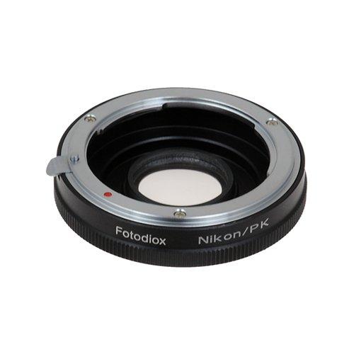 Fotodiox Pro Lens Mount Adapter - Nikon Nikkor F Mount D/SLR Lens to Pentax K (PK) Mount SLR Camera Body