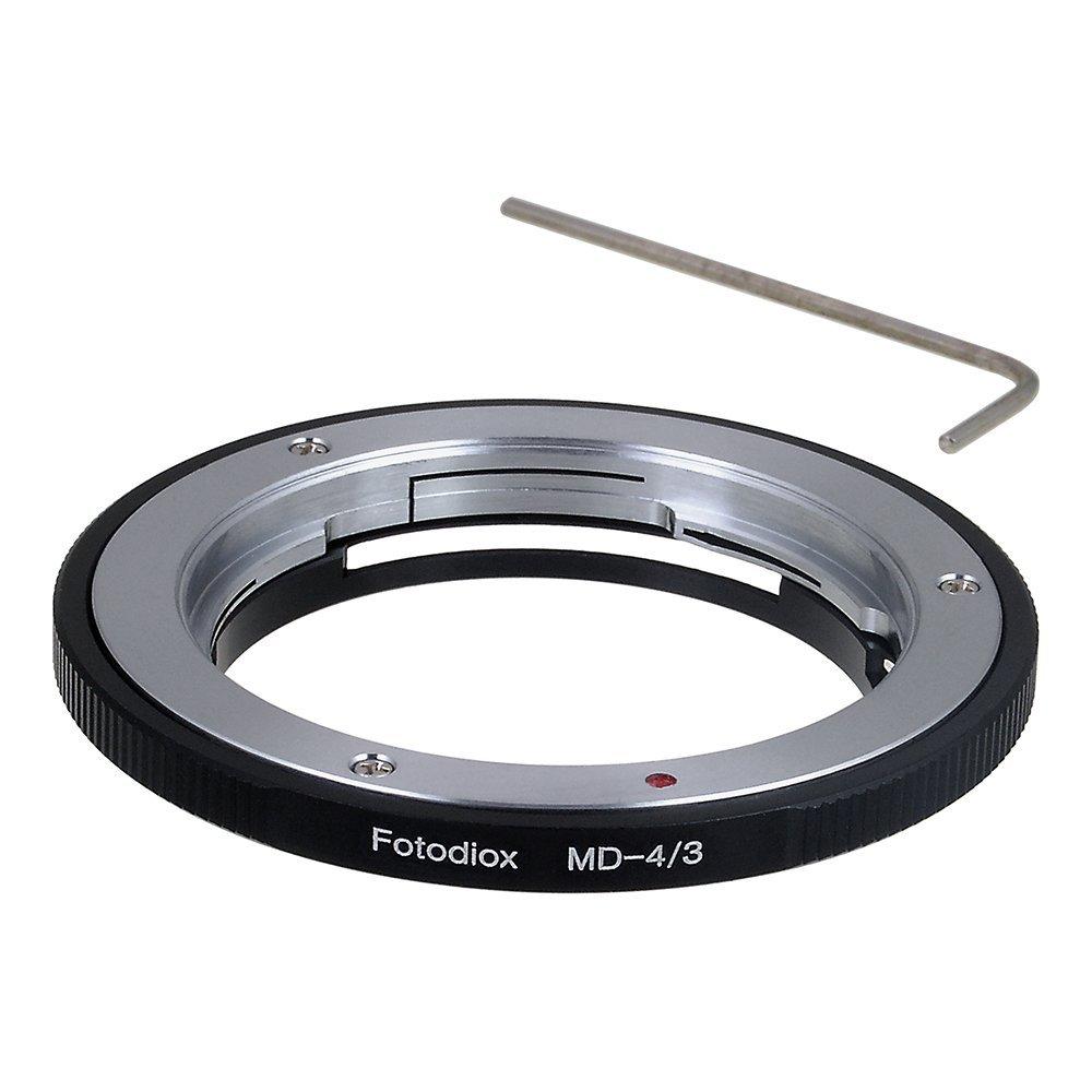 Fotodiox Lens Mount Adapter - Minolta MD MC Rokkor Lens to Olympus 4/3 (also known as OM 4/3 four third) Adapter for Olympus E-1, E-3, E-10, E-20, E-30, E-300, E-330, E-400, E-410, E-420, E-450, E-500, E-510, E-520, E-600, E-620, E-100 RS, Panasonic Lu...