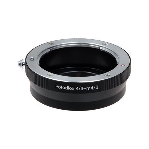 Fotodiox Lens Mount Adapter, 4/3 (aka OM 4 3) Lens to MFT Micro 4/3 Four Thirds System Camera Mount Adapter, for Olympus PEN E-PL1, E-PL1s, E-PL2, E-PL3, E-P2, E-P3, E-M, OM-D, E-M5, Panasonic Lumix DMC-G1, G2, G3, G10, GX1, GH1, GH2, GF1, GF2, GF3, GF...