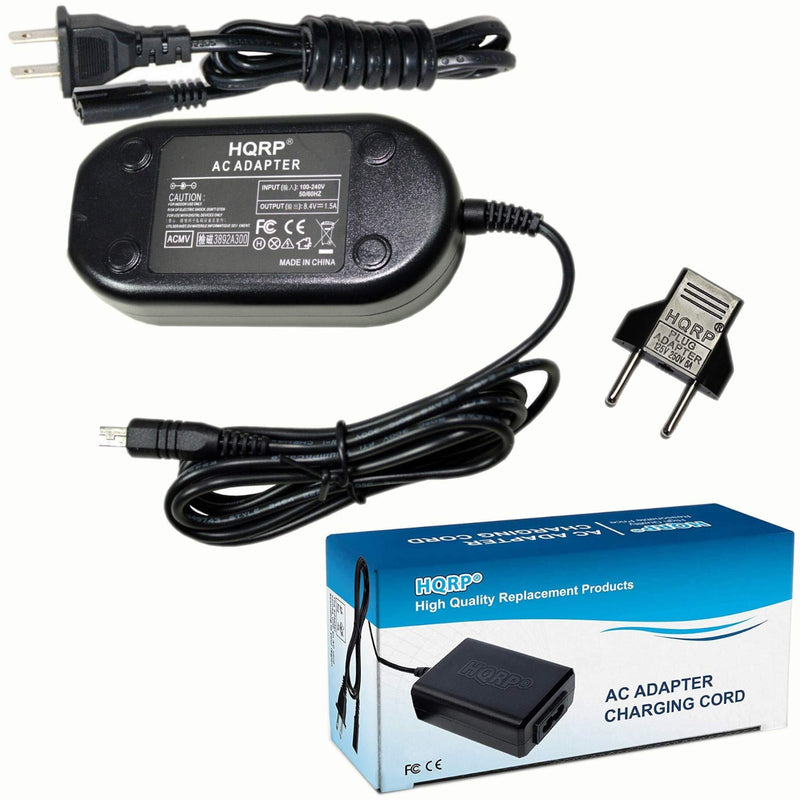 HQRP Charger AC Adapter Works with Samsung AA-E9 AA-E8 SC-DX103 SC-HMX10C SC-D382 SC-D450 SC-MX20 SC-MX20B SC-MX20H SC-MX20L SC-MX20R SC-MX20C SC-MX20CH SC-D5000 SC-D560 SC-D590 SC-D6000 Camcorder