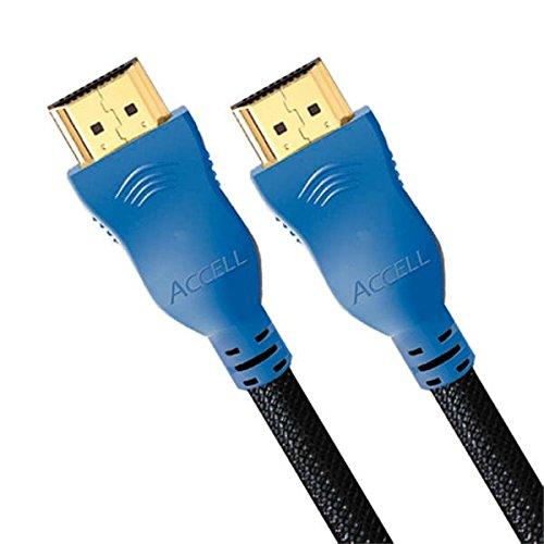 Accell High Speed HDMI Cable - 6 Feet - HDMI 2.0 Compliant for 4K UHD @60Hz, ARC, Ethernet - Braided Cable Retail Packaging 6.6 Feet (2 Meters)