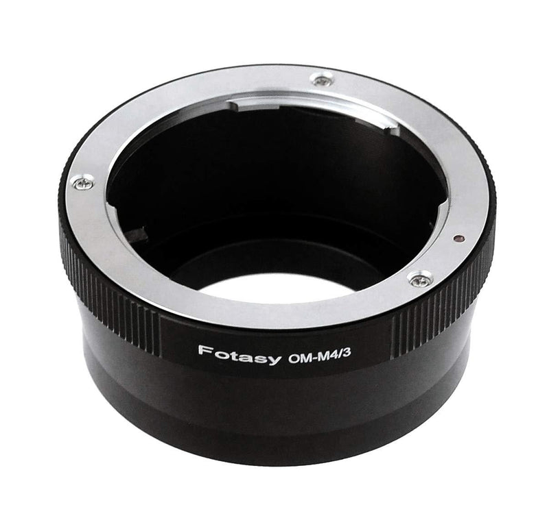 Fotasy Olympus OM Lens to M4/3 Adapter, OM to MFT Mount Converter, for Olympus E-PL8 E-PL9 E-M1 E-M5 E-M10 I II III E-PM2 E-PM1 Pen-F E-M1X/ Panasonic G7 G9 GF8 GH5 GX7 GX8 GX9 GX85 GX80 GX850 G90 G91 OM Lens to M43 Adapter