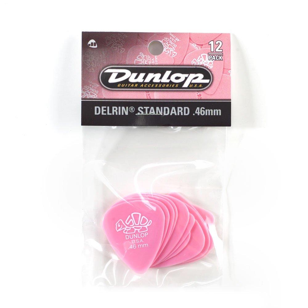 Dunlop 41P.46 Delrin, Light Pink, .46mm, 12/Player's Pack