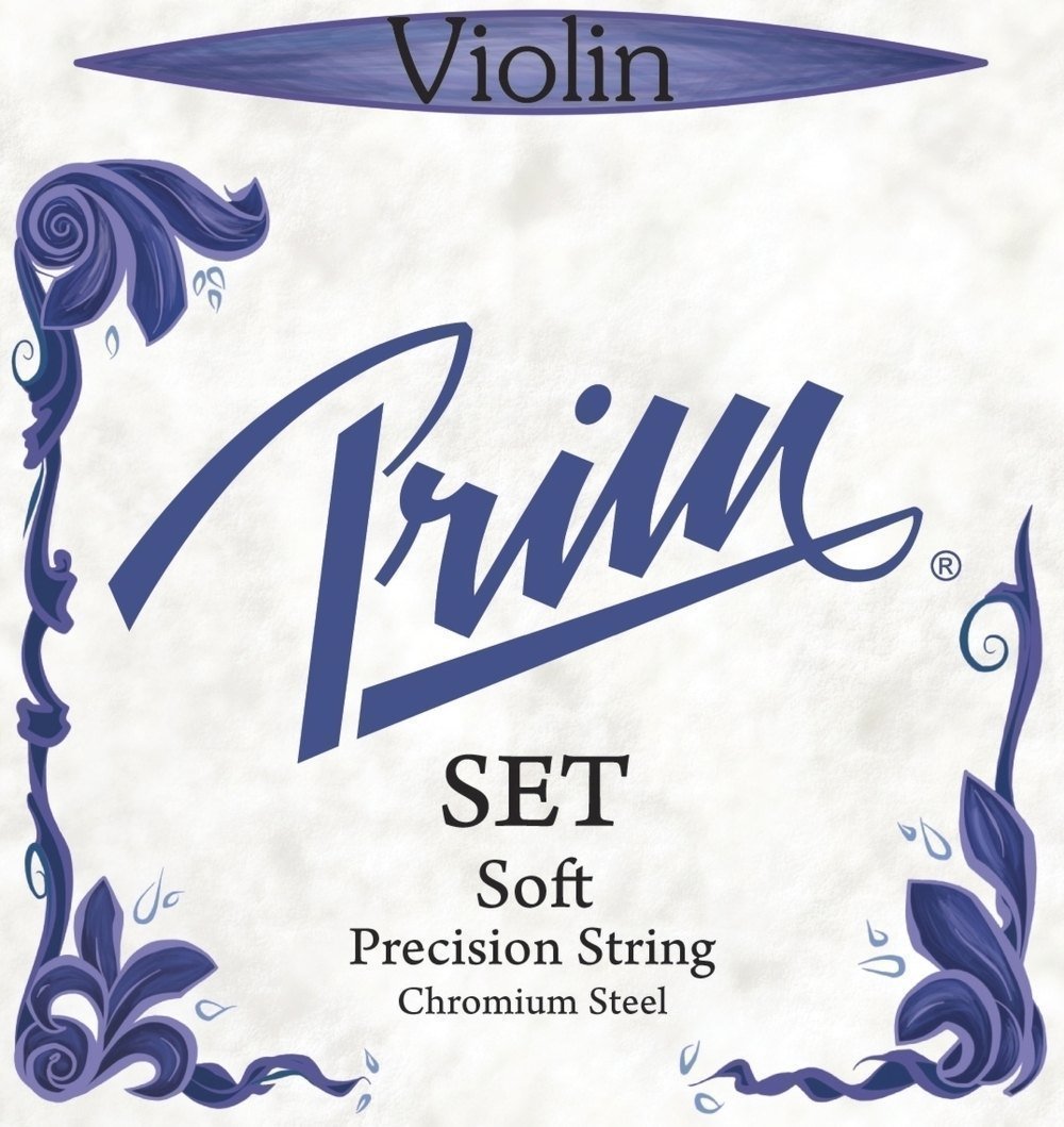 Prim Violin Strings - Set, 4/4, Chromesteel/Steel, Soft, Ball