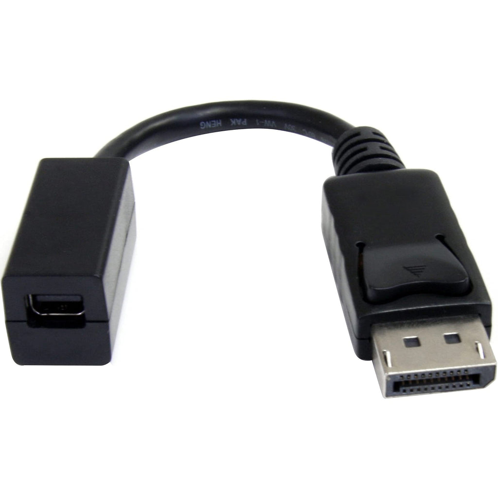 StarTech.com 6in (15cm) DisplayPort to Mini DisplayPort Cable - 4K x 2K UHD Video - DisplayPort Male to Mini DisplayPort Female Adapter Cable - DP to mDP 1.2 Monitor Extension Cable (DP2MDPMF6IN)