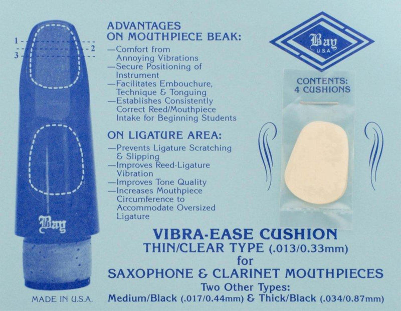 Leblanc Vibra-Ease Mouthpiece Cushions 4-pack
