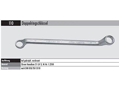 Elora 110010121000 110-10x12mm Double Ended Ring Spanner
