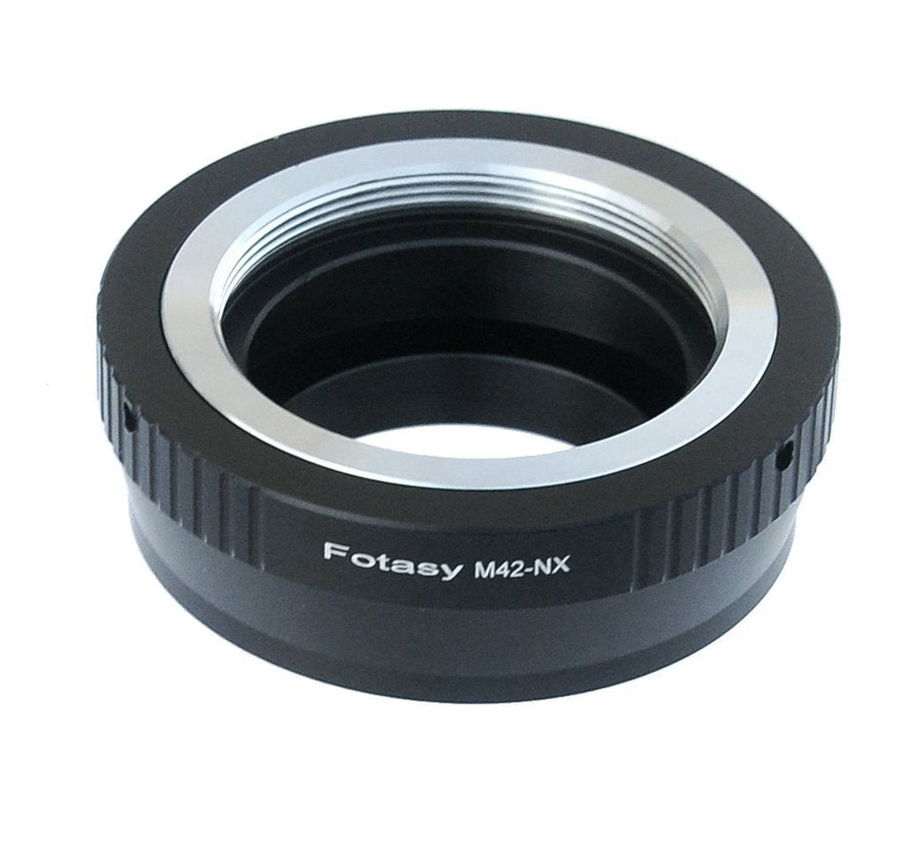 Fotasy M42 Lens to Samsung NX Adapter, 42mm Screw Mount Lens to NX Mount Adapter Compatible with Samsung NX1 NX3300 NX3000 NX2000 NX1000 NX1100 NX500 NX300M NX300 NX210 NX200 NX30 NX20 NX11 M42 Lens Samung NX